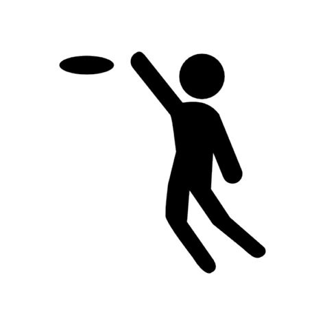 Frisbee Silhouette at GetDrawings | Free download