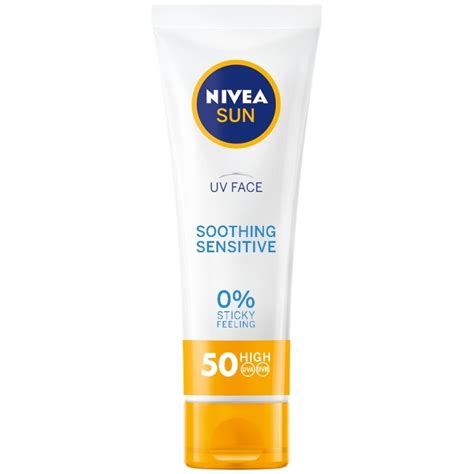 Nivea Sun Soothing Sensitive Face Cream SPF 50 - 50 ml