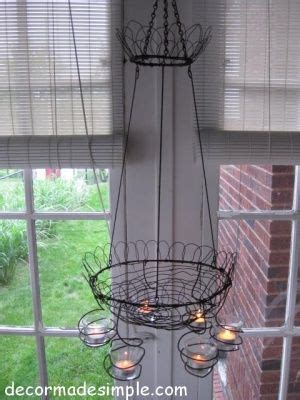 good way to use those old wire clothes hangers | Wire hanger crafts, Wire chandelier, Diy lighting