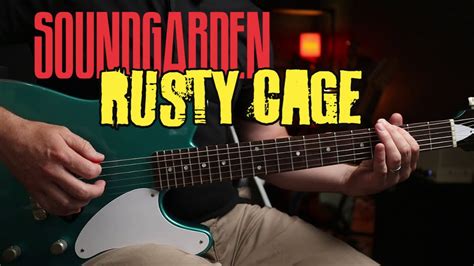 Soundgarden "Rusty Cage" Guitar Cover - YouTube