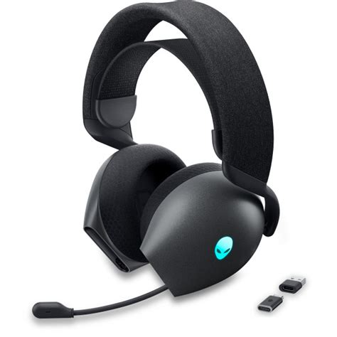 Dell Alienware Dual Mode Wireless Gaming Headset AW720H Over-Ear, Built-in microphone, Dark Side ...