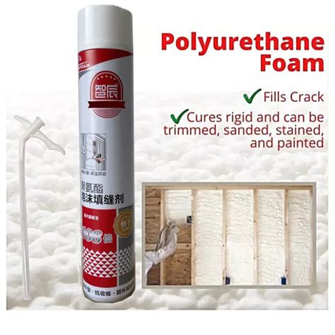 750ml Polyurathane Expanding Foam Spray Sealant Pu Filler Wall Sealant ...