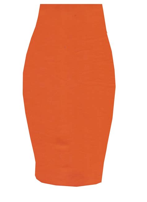 Bright Orange Spandex Pencil Skirt – Elizabeth's Custom Skirts