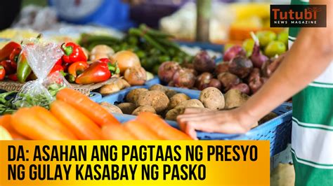 DA: Asahan ang pagtaas ng presyo ng gulay kasabay ng Pasko - Tutubi ...