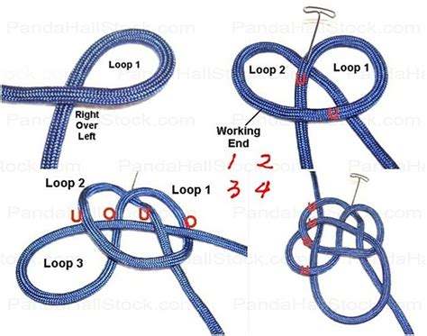 Step by step knots tutorial-How to tie a Chinese button knot ...