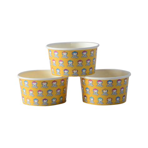 Supply 8oz 10oz 12oz Pink Paper Ice Cream Bowls For Snack Wholesale ...