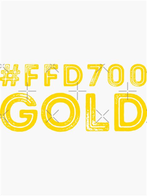 "Gold Hex Code Color #FFD700" Sticker for Sale by MinimalSketches | Redbubble