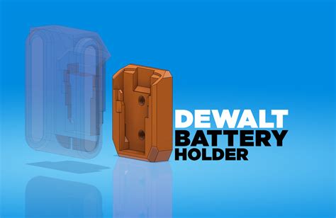 DeWalt Battery Holder by Jerrari | Download free STL model | Printables.com