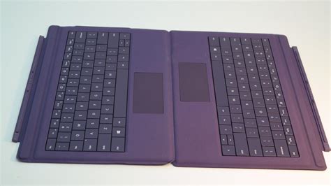 Microsoft Surface Pro Type Keyboard Cover - Surface Pro 3 Purple Used ...