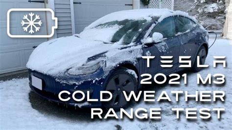 2021 Tesla Model 3 Standard Range Plus: Realistic Cold-Weather Range Test