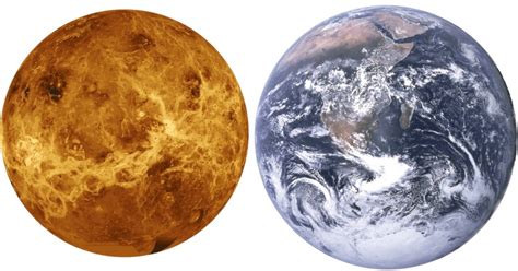 Venus Compared To Earth Size - The Earth Images Revimage.Org