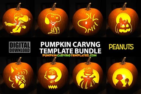 Peanuts Pumpkin Stencils - Mom. Wife. Busy Life.