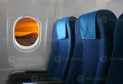 airplane seat and window 1134148 Stock Photo at Vecteezy