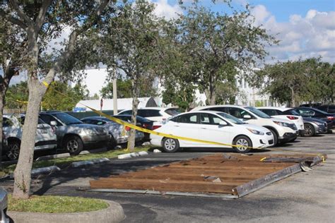 3 months after Irma, dugout roof blocks student parking – The Lightning Strike