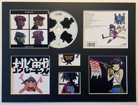 GORILLAZ Demon Days Album Display Deluxe With Authentic - Etsy UK