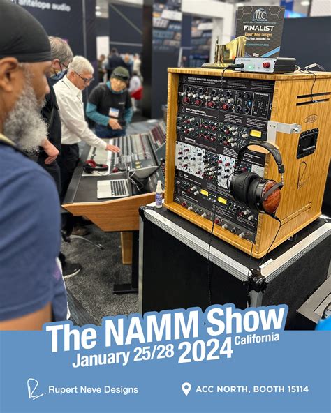 See you at the 2024 NAMM Show — Rupert Neve Designs