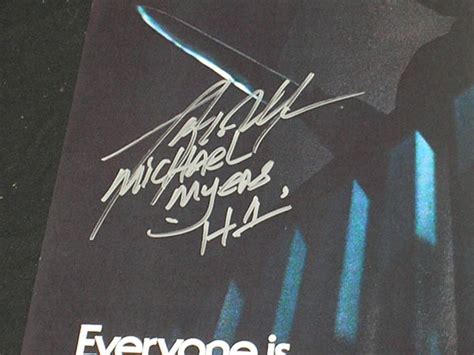 TONY MORAN Signed 11x17 Movie Poster HALLOWEEN Michael Myers Autograph ...