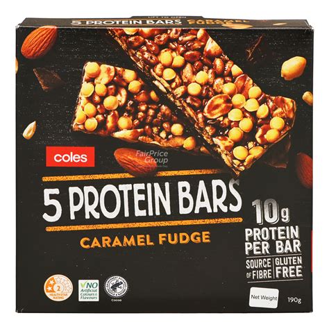 Coles Protein Bars - Caramel Fudge | NTUC FairPrice