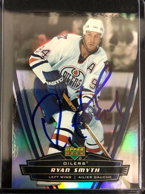 RYAN SMYTH SIGNED UPPER DECK HOCKEY CARD