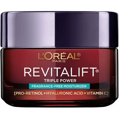 L'Oreal Paris Revitalift Triple Power Anti-Aging Cream, Fragrance Free, 1.7 oz. - Walmart.com ...