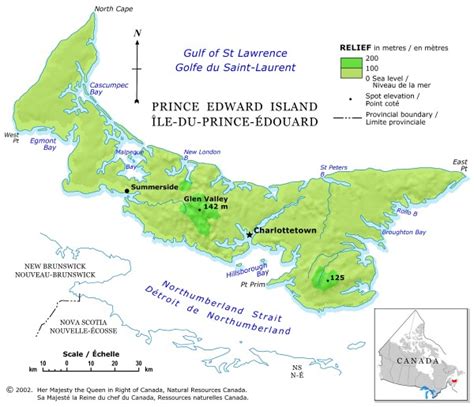 Map of Canada Regional City in the Wolrd: Prince Edward Island Map ...