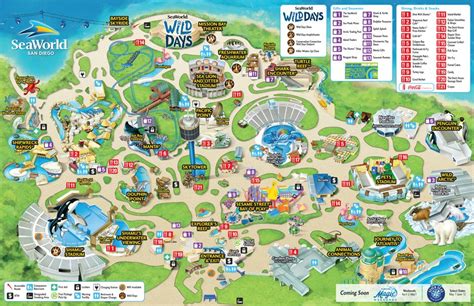 Park Map | SeaWorld San Diego | Seaworld san diego, San diego map, San diego vacation