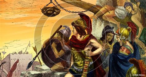 Alexander Siege of Tyre - Bible Illustration (72 DPI) 1-Year License ...