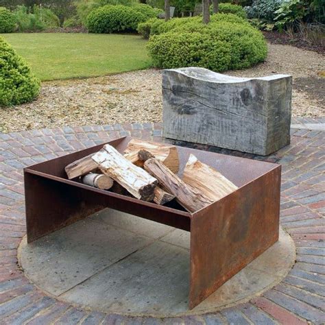 Top 60 Best Metal Fire Pit Ideas - Steel Backyard Designs