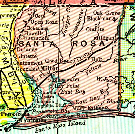 Santa Rosa County, 1898