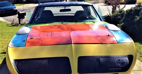 Just A Car Guy: The "Rainbow Superbird" was either put together from ...