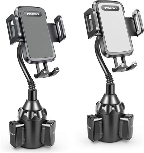 Amazon.com: [Upgraded] Car Cup Holder Phone Mount Adjustable Gooseneck ...