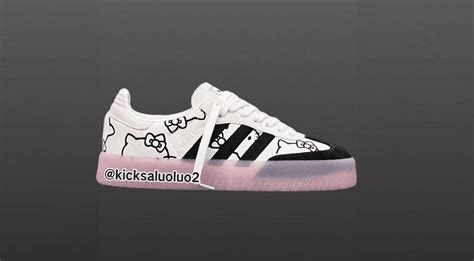 First Look At The Hello Kitty x Adidas Samba 2.0 - TheSiteSupply