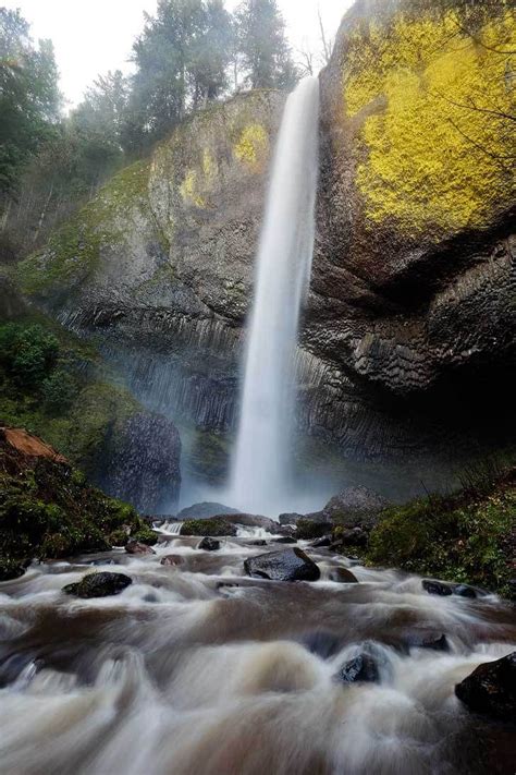 How to Hike to Latourell Falls Oregon - Easy Waterfall Hike Near Portland | Waterfall hikes ...