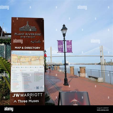 Plant Riverside District map and directory in historic downtown ...