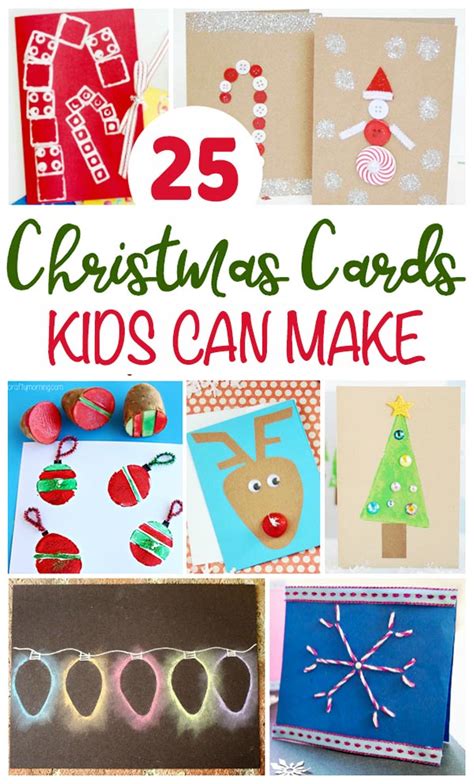 25 DIY Christmas Cards Crafts for Kids to Make | LaptrinhX / News