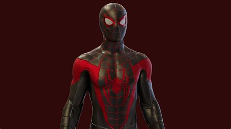 Spider-man Miles Morales PS5 Rigged 3D model | CGTrader