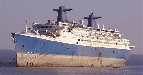 Both Le Clemenceau & SS Norway (Blue Lady) await dismantling permission