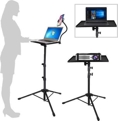 Amazon.com: Projector Laptop Tripod Stand - Computer, Tablet, DJ ...