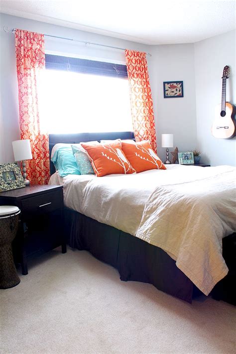 Blue and Orange Bedroom | Blue and Orange Master Bedroom by Of Houses ...