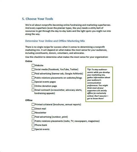 Nonprofit Marketing Plan Template Unique 10 Non Profit Marketing Plan ...