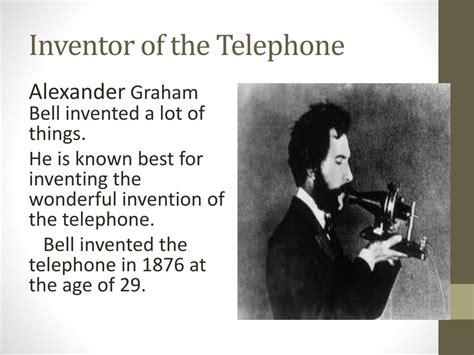 PPT - The Invention of the Telephone PowerPoint Presentation, free download - ID:1129192