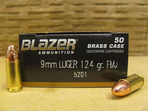 CCI Blazer Brass 9mm Luger Ammo - 1000 Rounds of 124 Grain FMJ - Bulk Case - 5201| SGAmmo ...