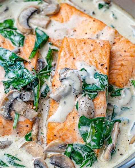 Amazing Salmon Florentine Recipe | Healthy Fitness Meals