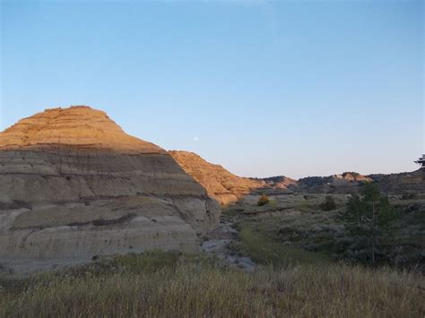 Badlands near Glendive, Montana (2013, Photo credit: DC). These "lunar" landscapes are the ...