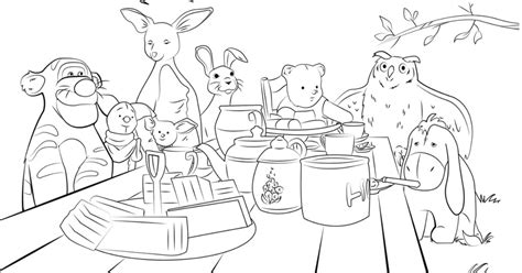 Hundred Acre Wood Coloring Page - Mama Likes This