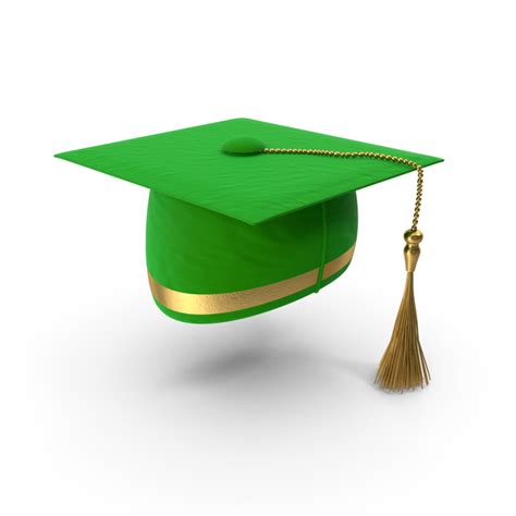 Green Graduation Hat PNG Images & PSDs for Download | PixelSquid - S117235983