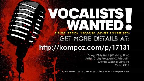 Singers Wanted! #1 Instrumental Hip-Hop Dance Rock Pop R&B - YouTube