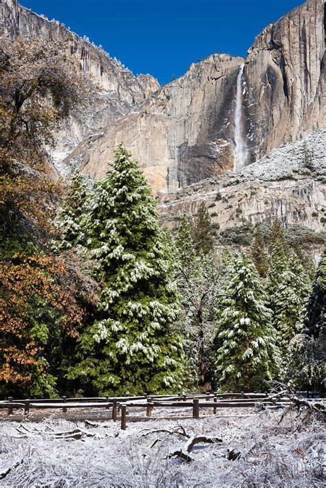 Yosemite Falls in Winter by Dawn Jefferson-Yosemite | Village...