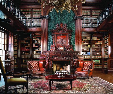 $49 mil mansion home library | Home library design, Home library, Old mansions interior