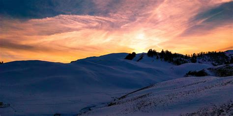 White Snowy Desert during Sunset · Free Stock Photo